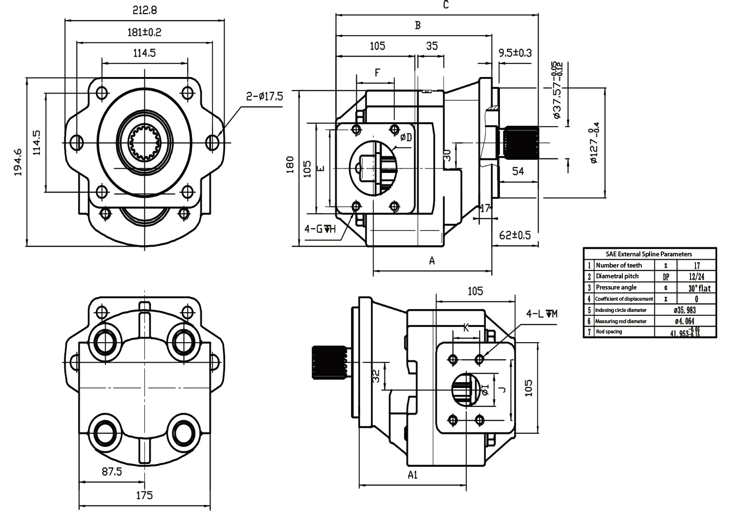 S15JF23 Gear Pump