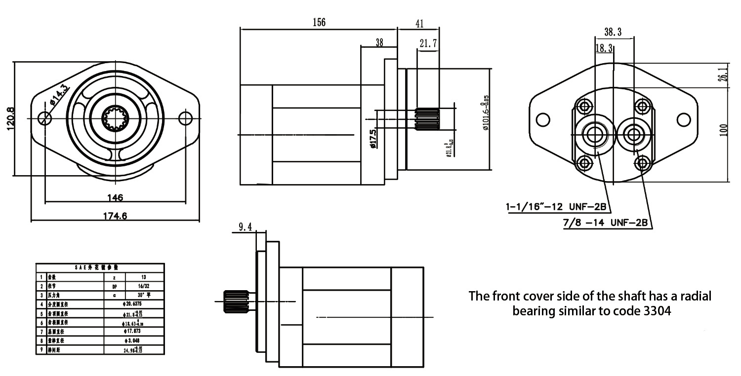 S06YL03BB Gear Pump