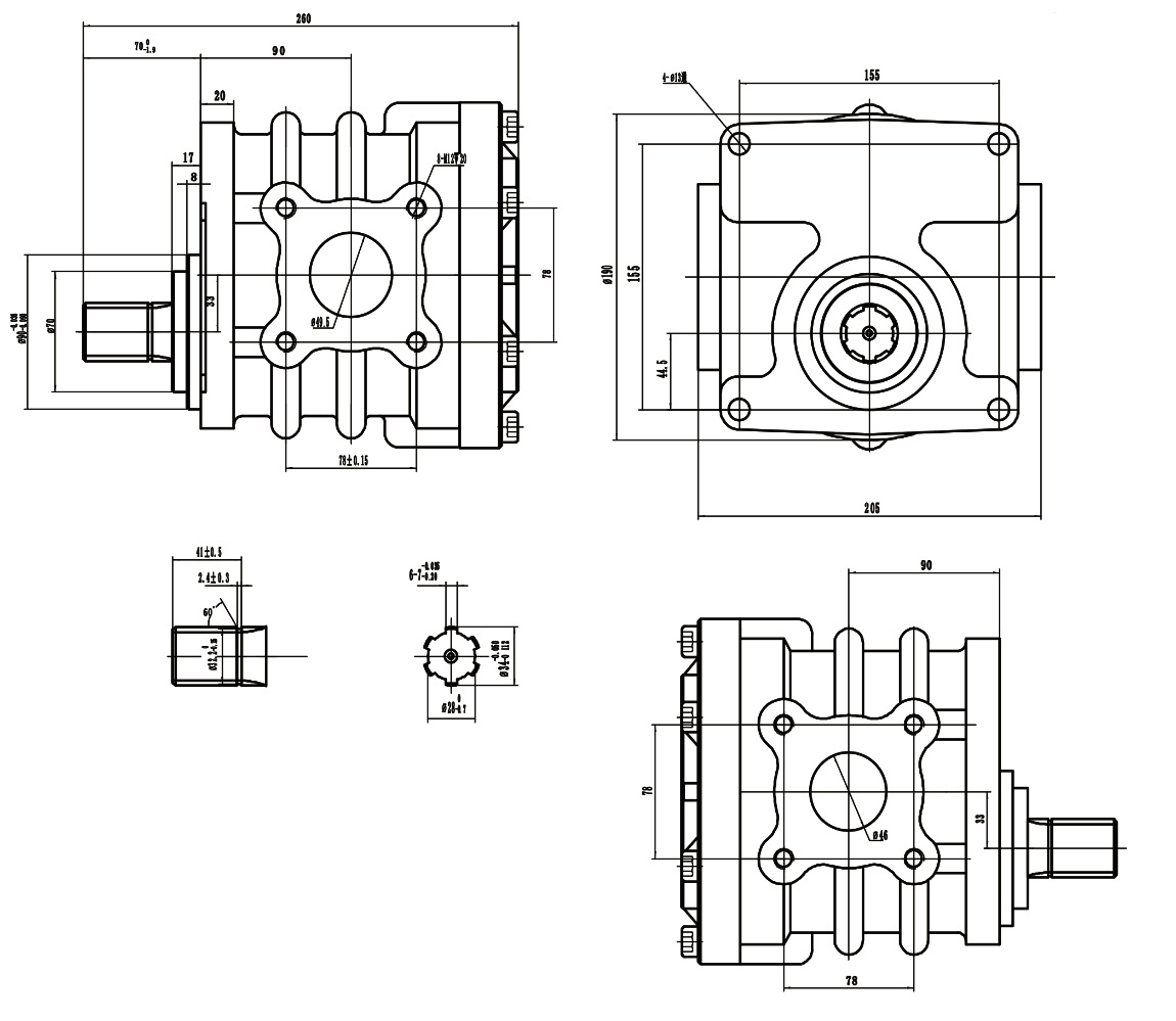 H17XF37 Gear Oil Pump