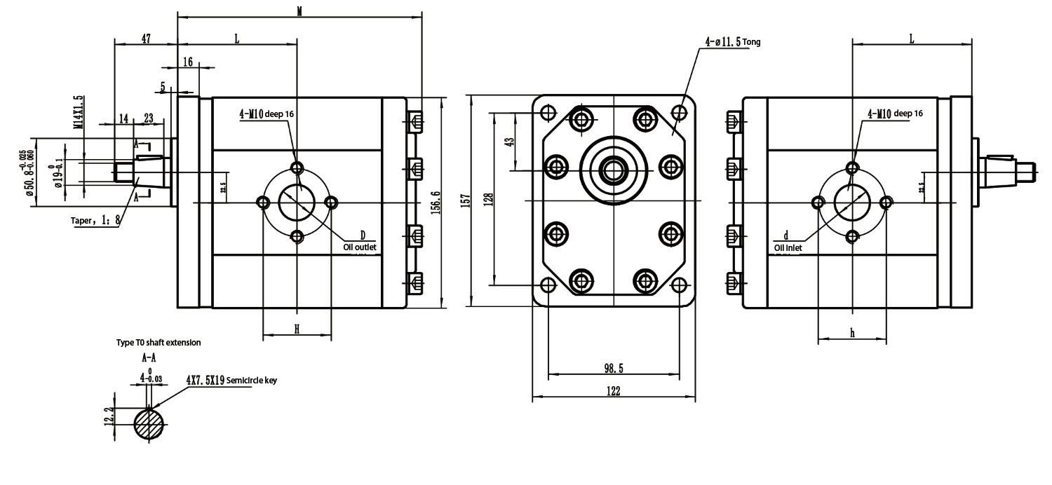 Z11 SF08 Gear Oil Pump