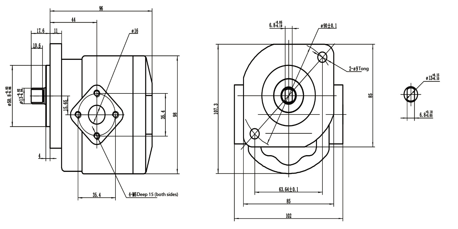 B09 SF47 Gear Oil Pump