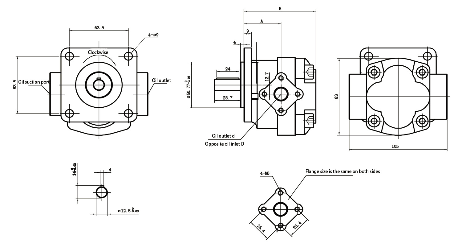 P09SF19 Gear Oil Pump