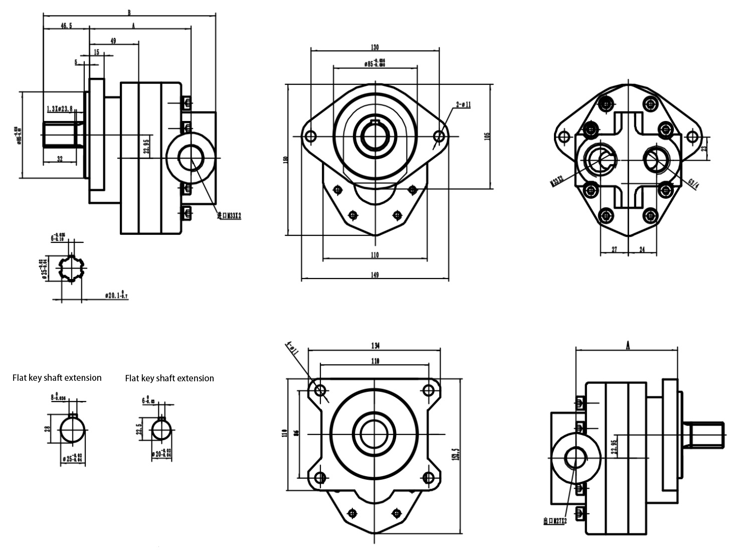 P15 ML37 Gear Oil Pump