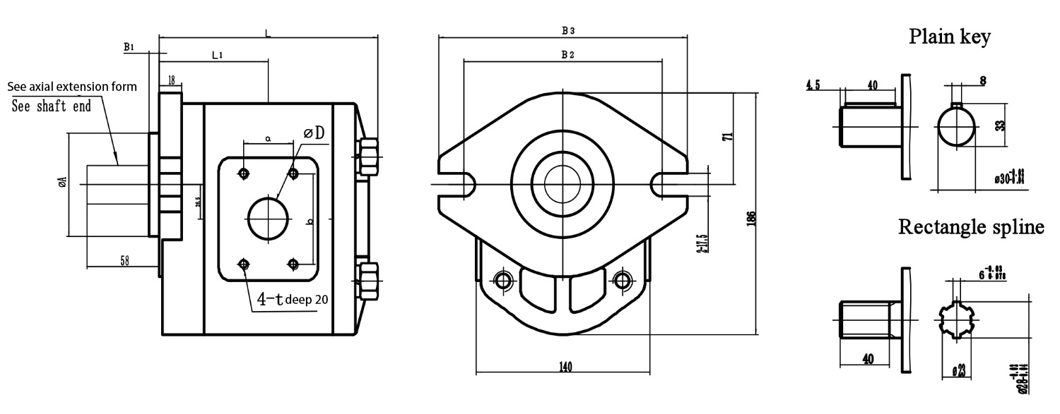 P13JF82 Gear Oil Pump