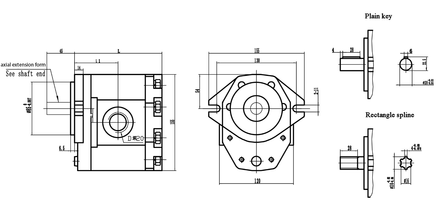 H09 ML13 Gear Oil Pump