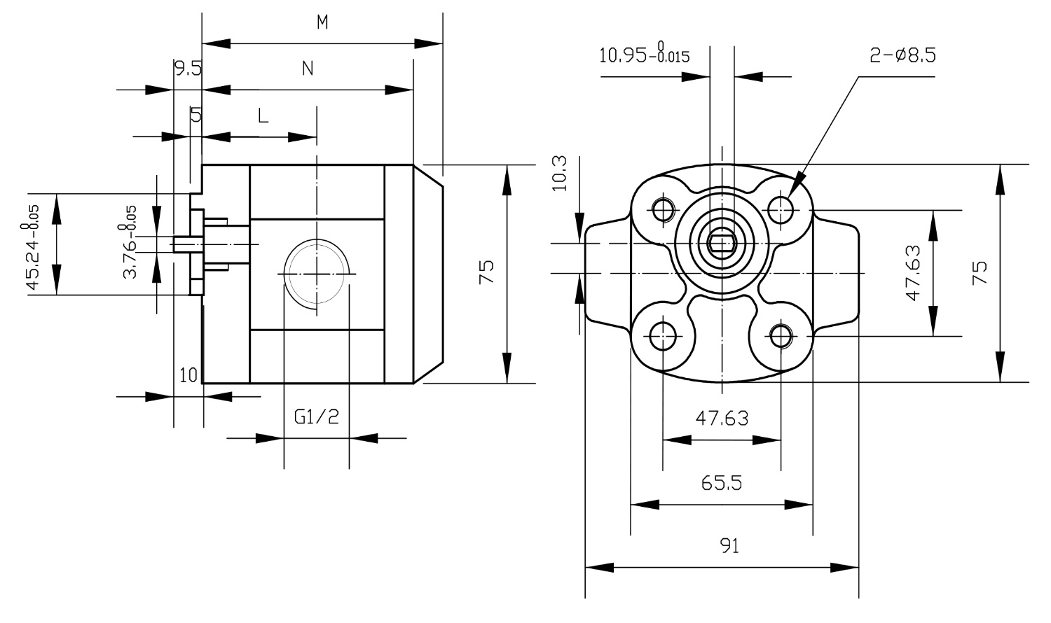 B05 GL04 Gear Oil Pump