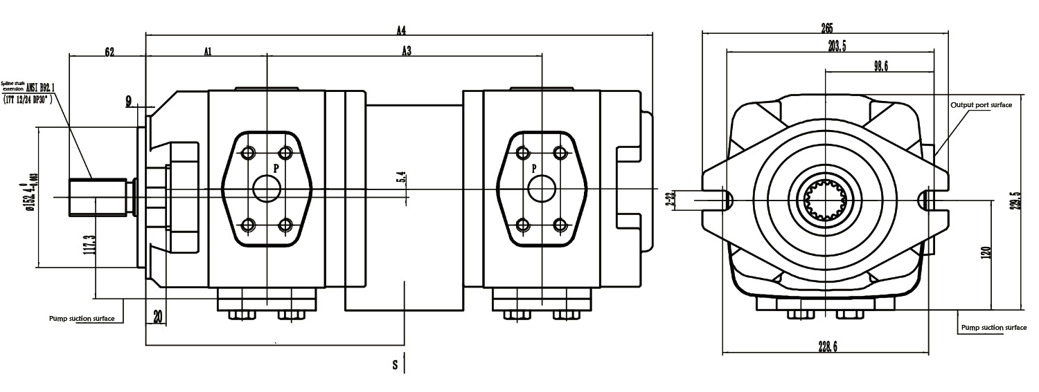 G2H63S11-G2H63 Double Internal Gear Pump