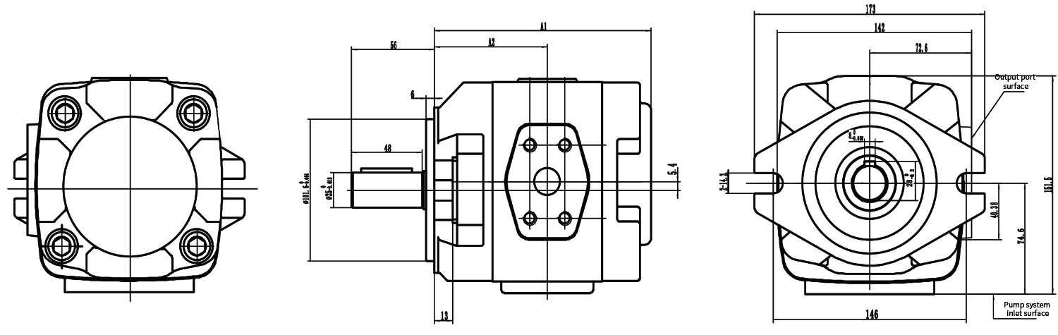 P26JF59 Internal Gear Pump