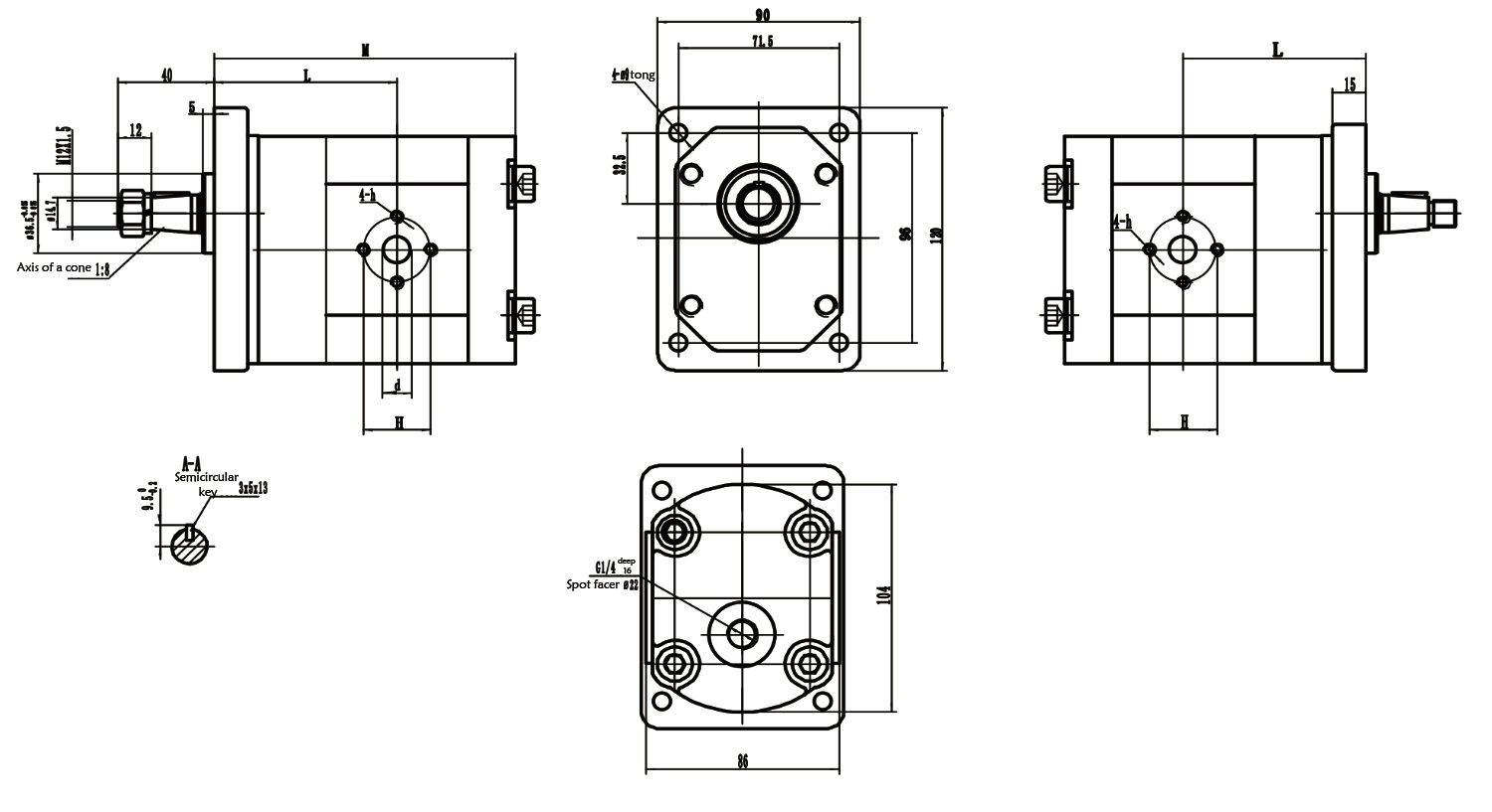 Z09 SF00GCW Outflow Gear Motor