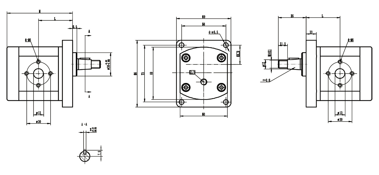 Z12 SF00W Outflow Gear Motor