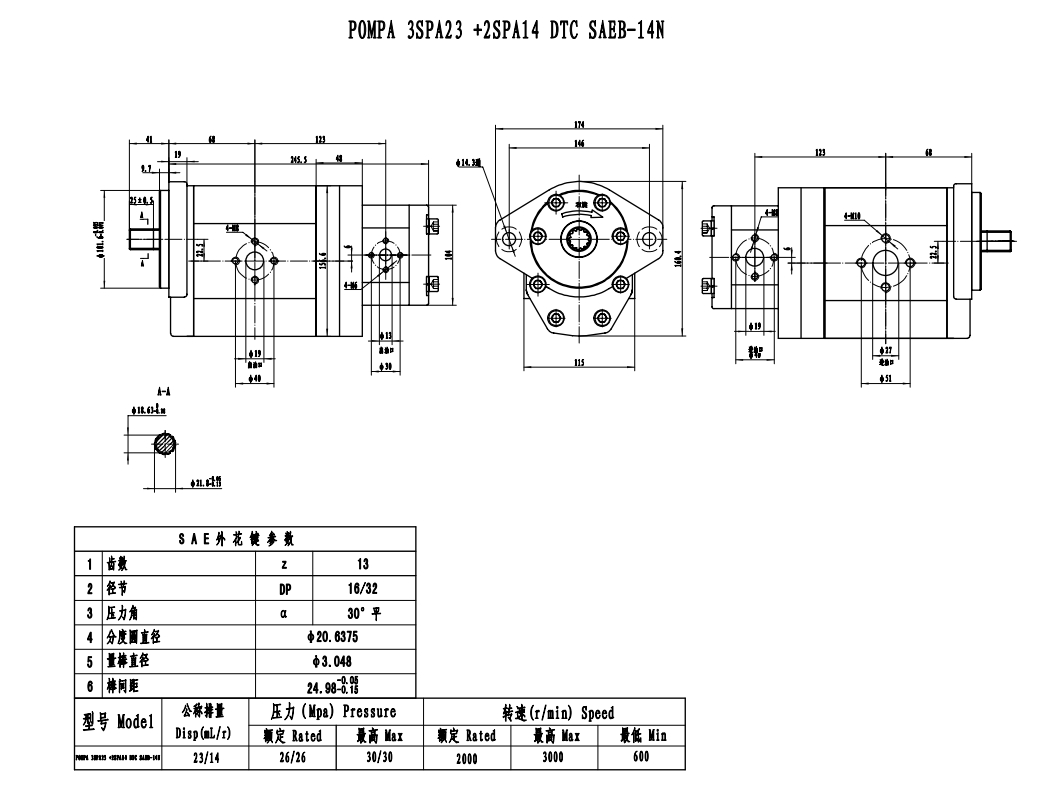 P0MPA3SPA23+2SPA14DTCSAEB-14N