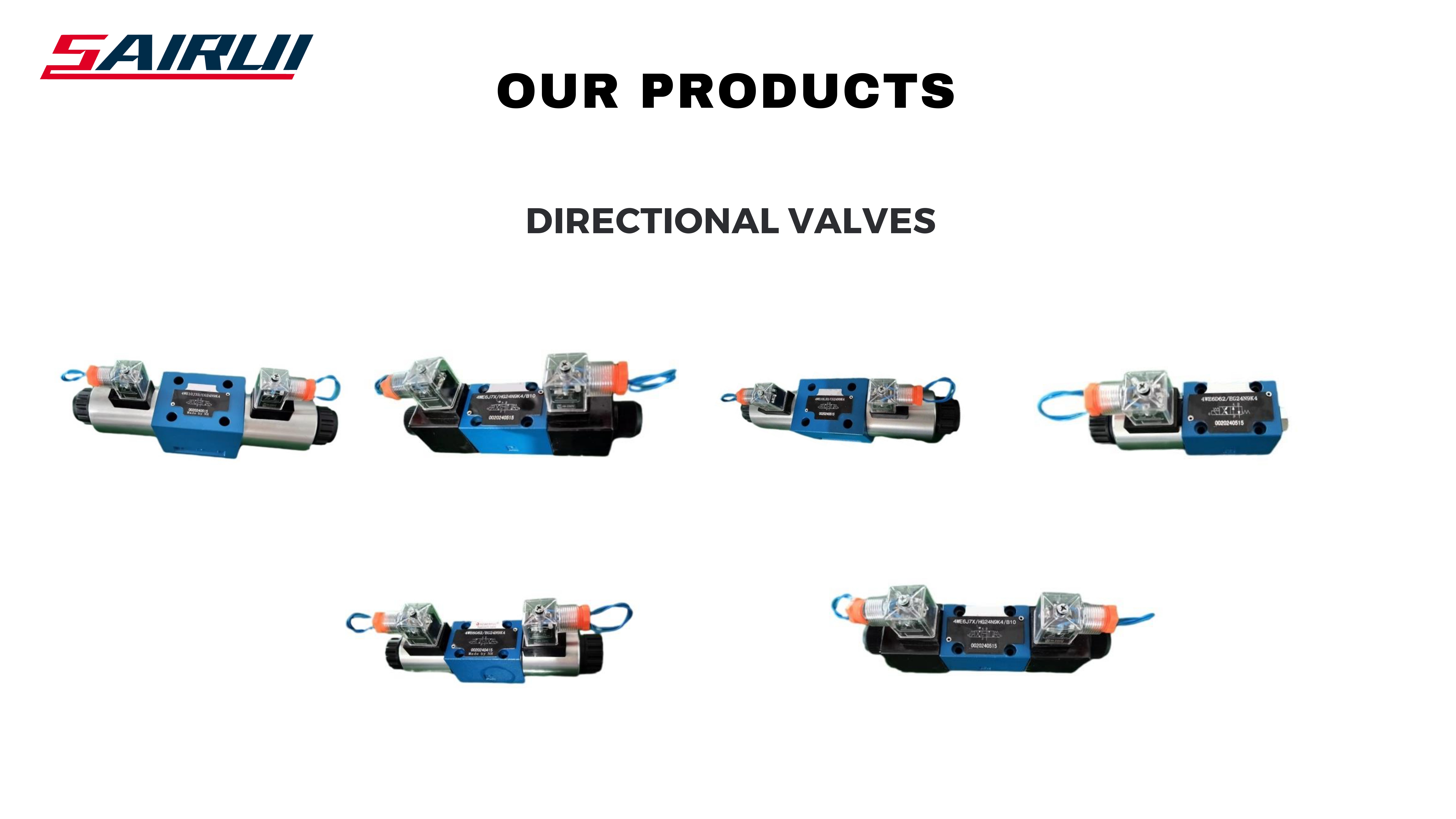 DIRECTIONAL VALVES